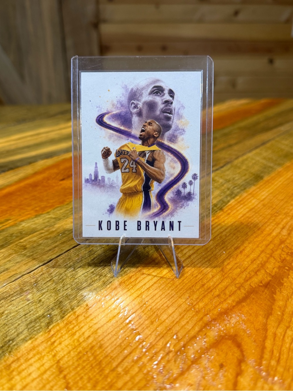 Kobe Bryant Los Angeles Lakers Custom Basketball Trading Card
